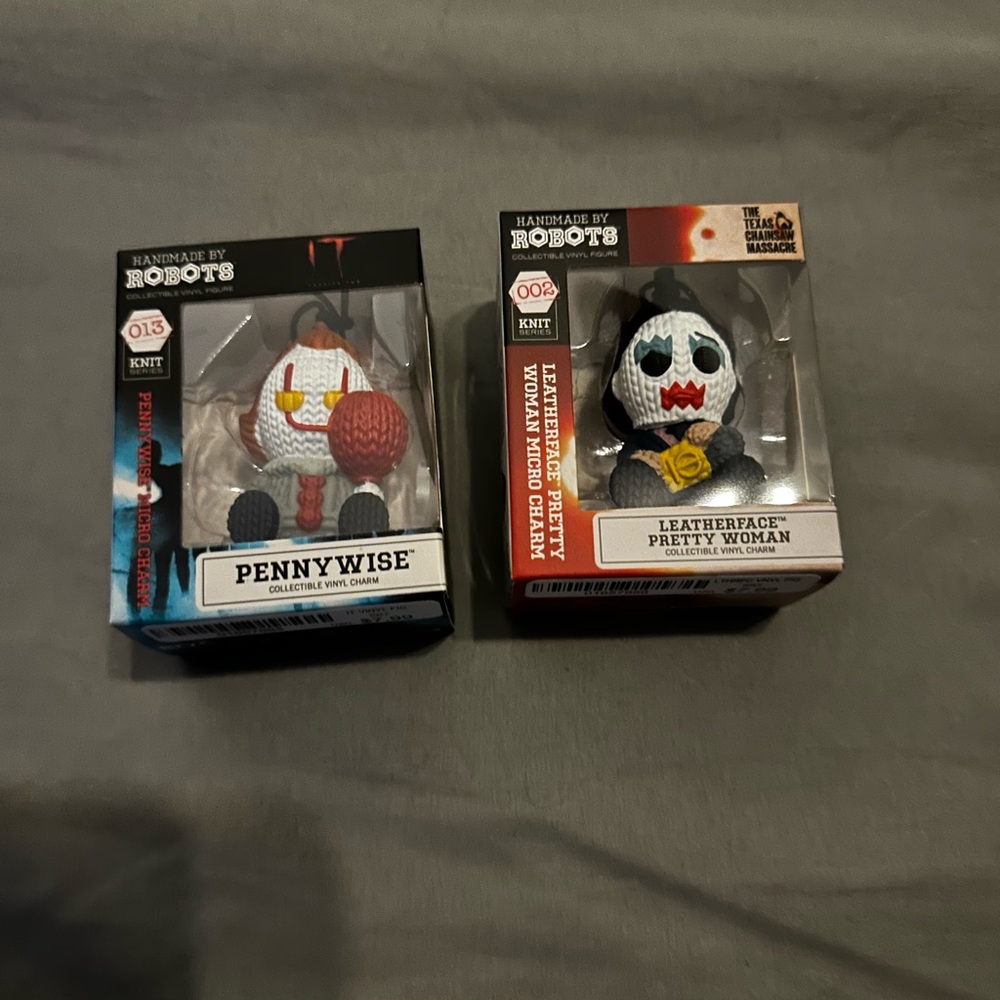 Handmade By Robots Leatherface & Pennywise
